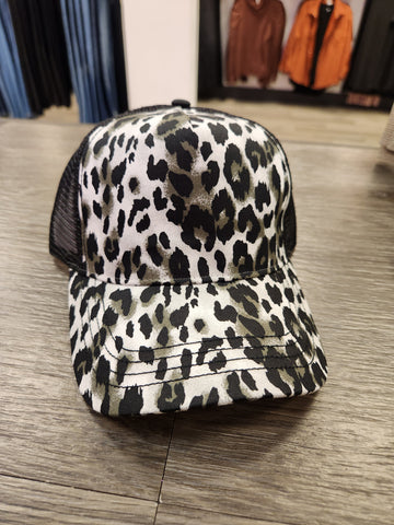 Snow Leopard Hat