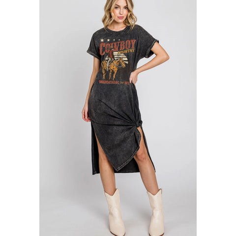 Cowboy Country Graphic Dress