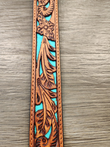 Turquoise Inlay Purse Strap